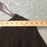 Vintage Dorothy Stead Women Brown‎ Chevron Dress Modern Size 4/6 1960s Cocktail Brown Photo 4