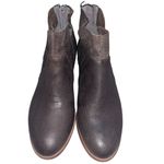 Vince Camuto NEW  Gray Leather Patellen Booties Ankle Boots Shoes size 7.5 38 Photo 5