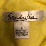 Sindrella “Oh Snap” Graphic Shirt Dress Yellow S Photo 3