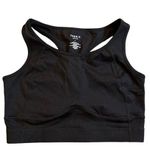 Torrid  Low-Impact Wireless Longline Active Sports Bra Size 1X Black Racerback Photo 0