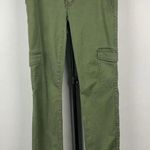 CAbi ‎ Green Button Fly Skinny Cargo Pants Style 5872 Size 0 Photo 0