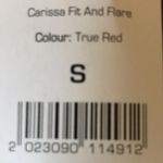 Cotton On fit and flare red dress Photo 2