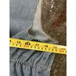 Denim Utility Sleeveless Shirt dress Size XL Medium Blue Wash Concert Festival Photo 5