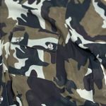 Mileage  Lightweight Camo Button Down Tie Top Blouse Women’s Large Photo 1