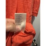 Anthropologie Deedee Short Dolman Sleeve Square Neck Lightweight Top Melon M Photo 3