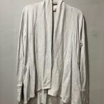 Athleta  Small Weathered Gray Beige Pranayama Wrap Cardigan Thumb Hole Pockets Photo 1