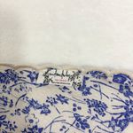 Free People  blue & white‎ floral scalloped cami top Size S Photo 10