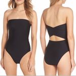 J.Crew Cross Back Bandeau One Piece Swimsuit Purple Photo 6