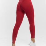 ECHT Force Scrunch Leggings In Red Photo 2