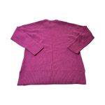 Abercrombie & Fitch Abercrombie & Fitch Women’s M Magenta Ribbed Crewneck Sweater Preppy Minimalist Photo 3