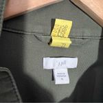 J.Jill  Olive Drawstring‎ Utility Jacket Size X-Large Photo 6