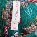 Xhilaration Green and pink paisley floral cold shoulders dress size small Photo 6