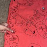 CRISTINA VERGANI Linen Tiered Sleeveless Button Front Midi Dress Salmon Medium Pink Photo 3