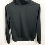 SheIn Female Figure Outline Long Sleeve Hoodie Black White Cotton Blend Small Photo 5