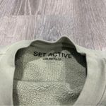 Set Active  Light Green Crewneck Photo 3