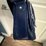 Vera Bradley Navy Quilted Shoulder Bag Purse Photo 6
