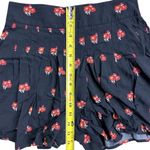 Maeve Women's XS Black Floral Patchwork Pleated Pull-On Shorts Casual Photo 9