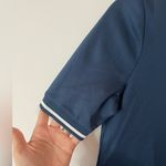 90 degree by reflex cropped collared top size XS short sleeve tennis polo NWT Blue Photo 5