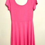 Hot Pink Midi Dress. Runs Big Size M Photo 0
