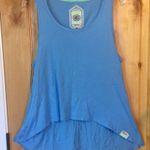 Superdry  Orange Sewn Basics Sky Blue Hi-Low Muscle Tank Top NWOT S Photo 0