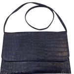 Leather Envelope Bag Croc Detail Leather Crossbody Laptop Bag By Orange Caramel Photo 2