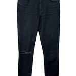 Reformation High & Skinny Jeans Faded Black Distressed Women’s Size 25 Ankle Photo 1