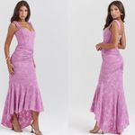 House Of CB NWOT  'Cesca' Rose Pink Corset Floral Maxi Dress sz XL Photo 2