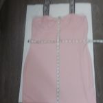 Pretty Little Thing  Pink Strap Logo Detail Bodycon Sheath Dress 14 Casual Barbie Photo 5