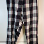 Victoria's Secret  Plaid Black White Checkers Glittery Pajama Pants Small #2066 Photo 0