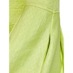 Heidi Weisel Fit & Flare Green Textured Sleeveless Geometric Dress 14 Pastel NWT Photo 2