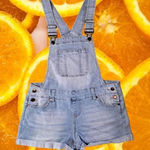 Blue Spice Denim Rolled Cuff Shortalls Size 9 Photo 0