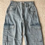 AGOLDE Minka Cargo Wide Leg Retro Jeans Realm Light Wash 25 Photo 6