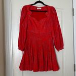 RHODE Torri Mini Dress in Autumn Fern Bramble Berry‎ Red Size XS Photo 2