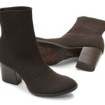 BORN Meggs Brown Sock Boots Pull Photo 0