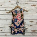 Free People  This Sweet Love Floral Top - Pink - Small Photo 10