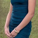 B Darlin  Dress Blue Navy Homecoming Photo 2