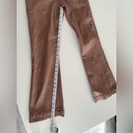 Veronica Beard  High Rise Carson Ankle Flare Brown Jeans Photo 10