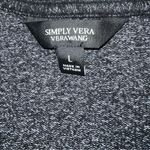 Simply Vera Vera Wang black sweater with cute pearl detail. Size L Photo 3