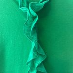 Old Navy ⭐️ bright green long sleeve tshirt with ruffles on chest size medium Photo 4
