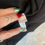 SheIn  2X Black Graphic Lips Print Women's T-Shirt Short Sleeves Photo 4