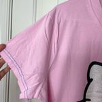 Hello Kitty  women’s pink glitter heart decal short sleeve relaxed comfy tshirt‎ Photo 1