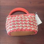 A New Day Orange and Cream Woven Striped Handbag New size small Photo 6