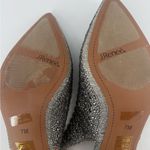 J. Renee Pranil Size 7 M Pewter Silver Rhinestone Slingback Pumps Block Heel Photo 8