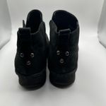 Born Black Suede Wedge Ankle Boots Women's Size 9 bootie Photo 2