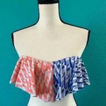 BP New with tags Nordstrom Ruffle Bikini Top Aztec Geo Flounce bikini top Photo 0