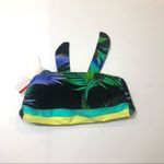 Salt+Cove Tropic Glo Bandeau Floral Swim Top Green Size XS Photo 4