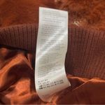 Anthropologie  Plaid Teddy Bomber Jacket Rich Rust Cozy Soft Cabin Holiday 1X Photo 10