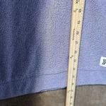 Victoria's Secret  Pink Shirt Women's Small Terry Oversized Light Blue Mock Neck Photo 5