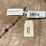 Macy's NWT Multi Genuine Gemstone & Diamond 18KT Gold Over Sterling Silver Bracelet Photo 6