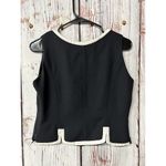 Vintage Ellen Bessie Women’s Pleat Vest Tank Photo 3